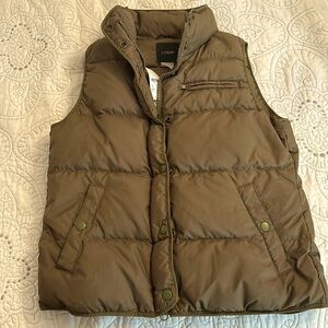 NWT JCrew Puffer Vest XS